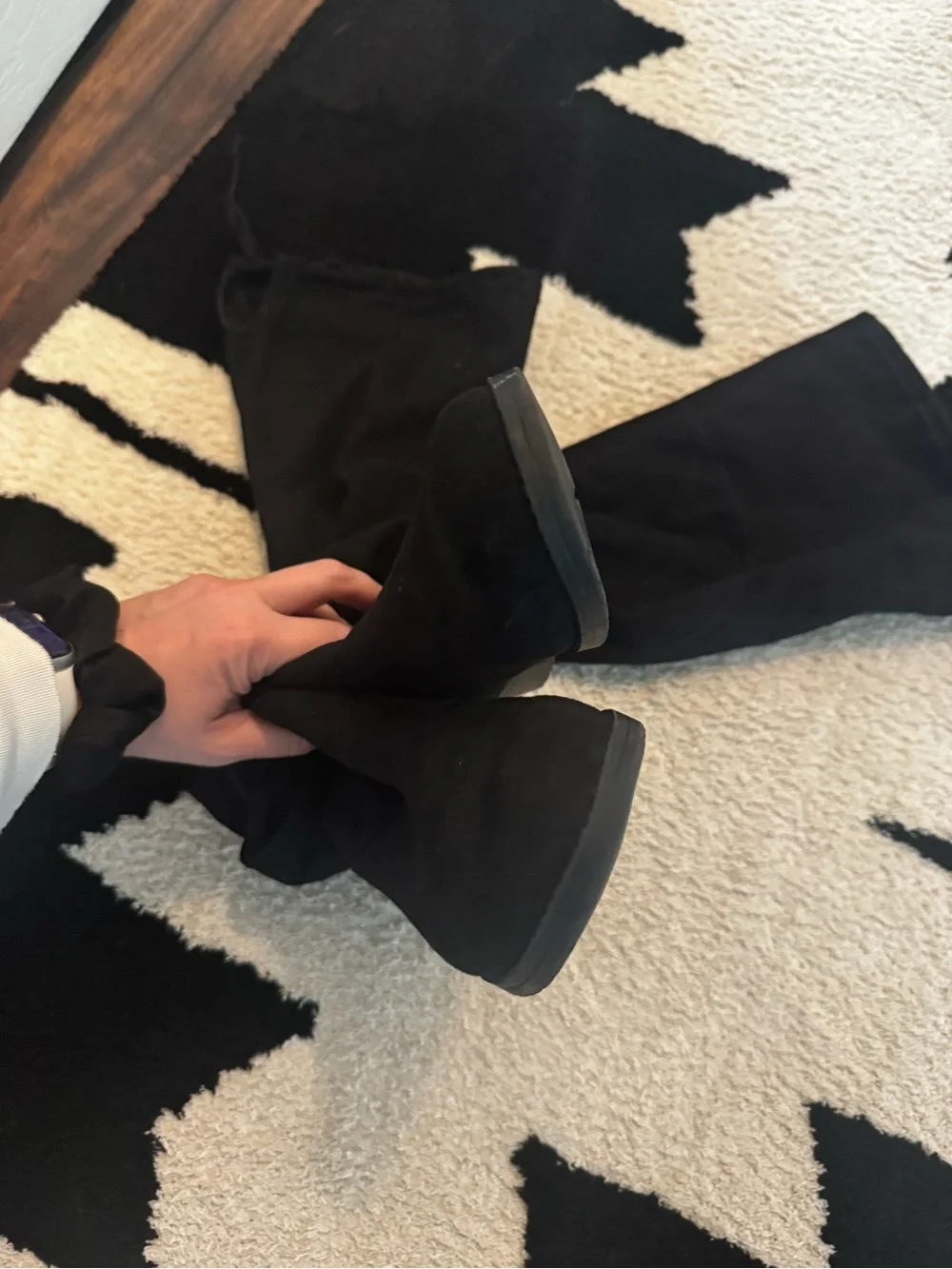 Unisa over the knee Black Boots